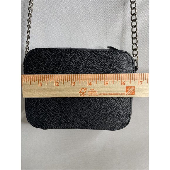 NINE WEST Black Leather, Shoulder, cross body handbag. - Picture 6 of 7